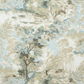 LINCOLN TOILE - Beige and Spa Blue
