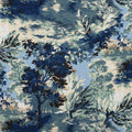 LINCOLN TOILE - Navy and Teal