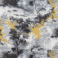 LINCOLN TOILE - Yellow and Grey