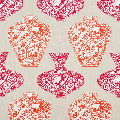 IMARI VASE - Orange and Pink