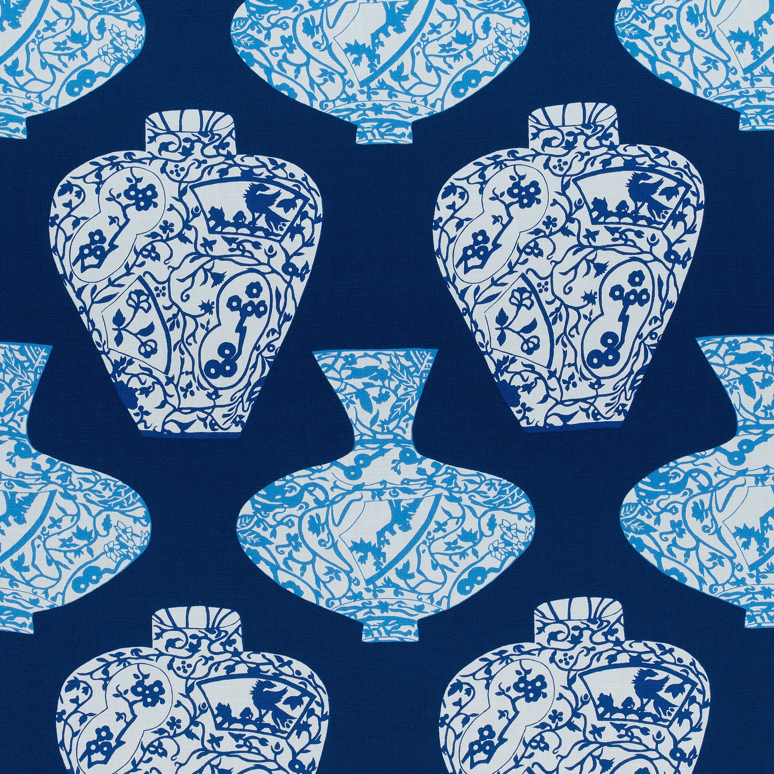 IMARI VASE - Navy