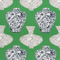 IMARI VASE - Emerald Green