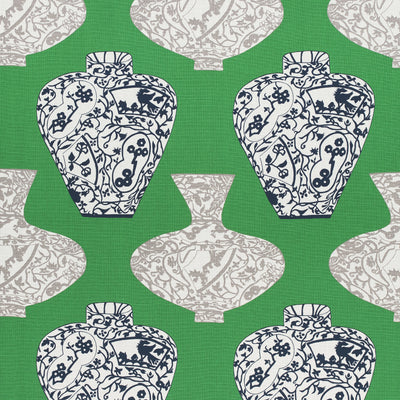 IMARI VASE - Emerald Green