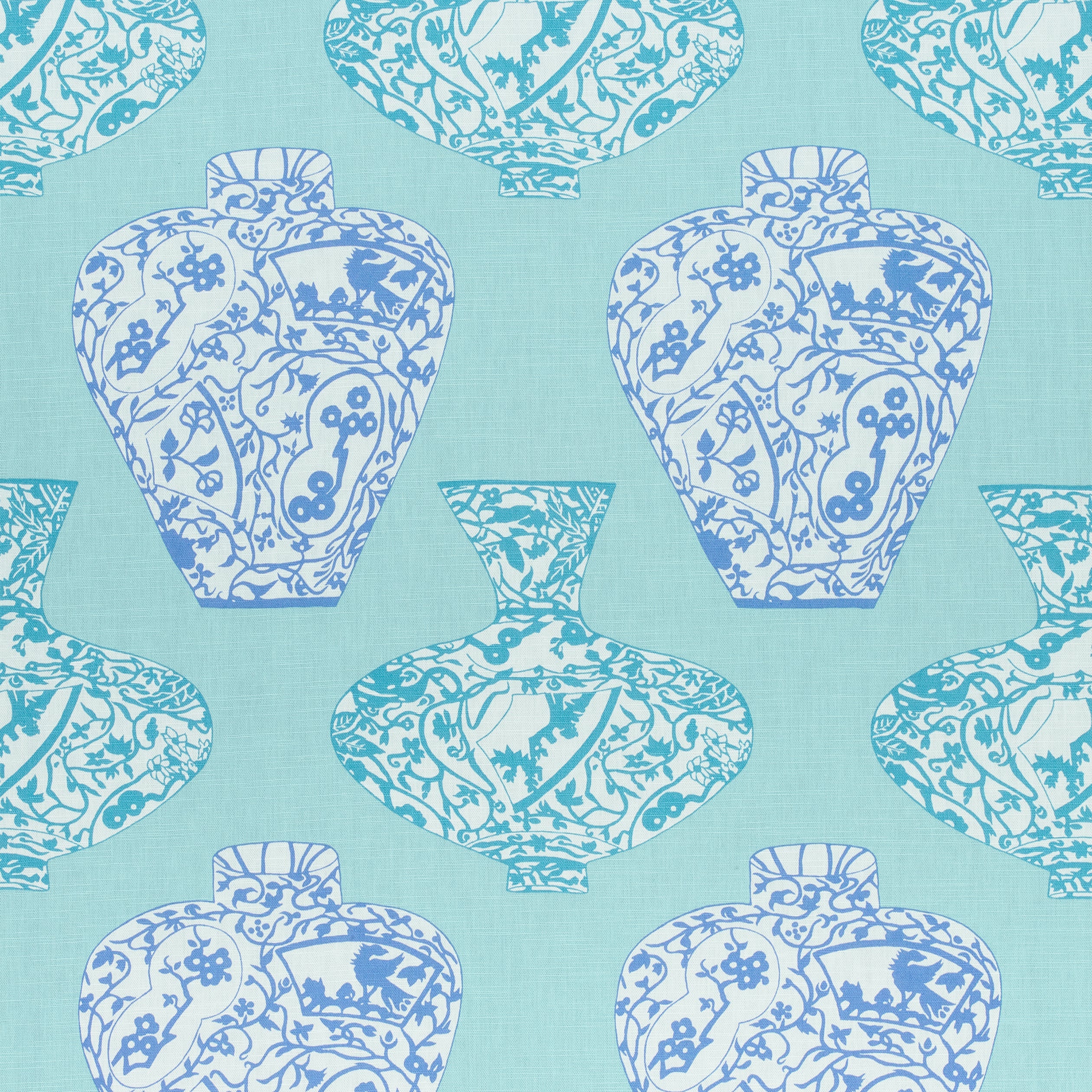 IMARI VASE - Turquoise