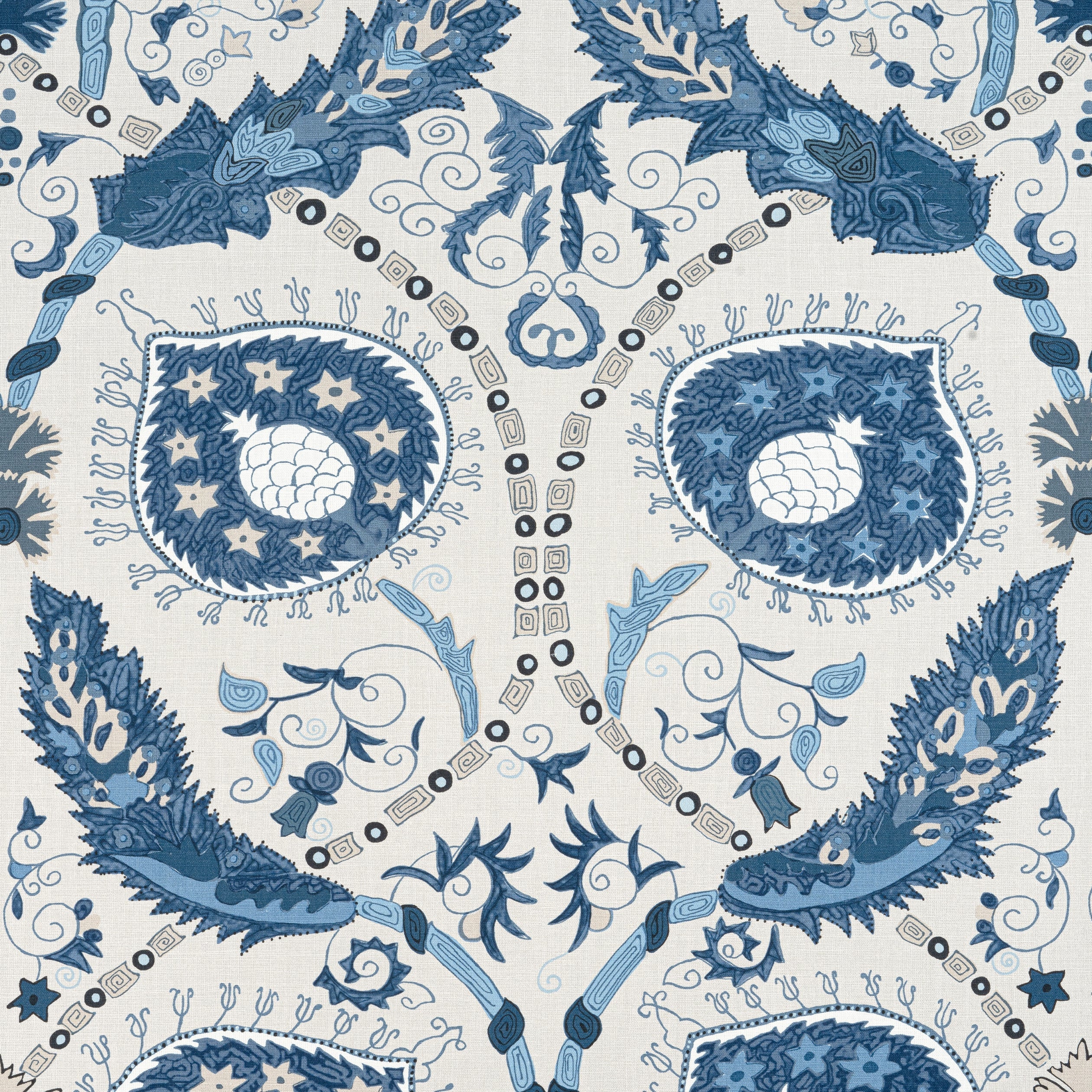 LEWIS - Blue and Beige