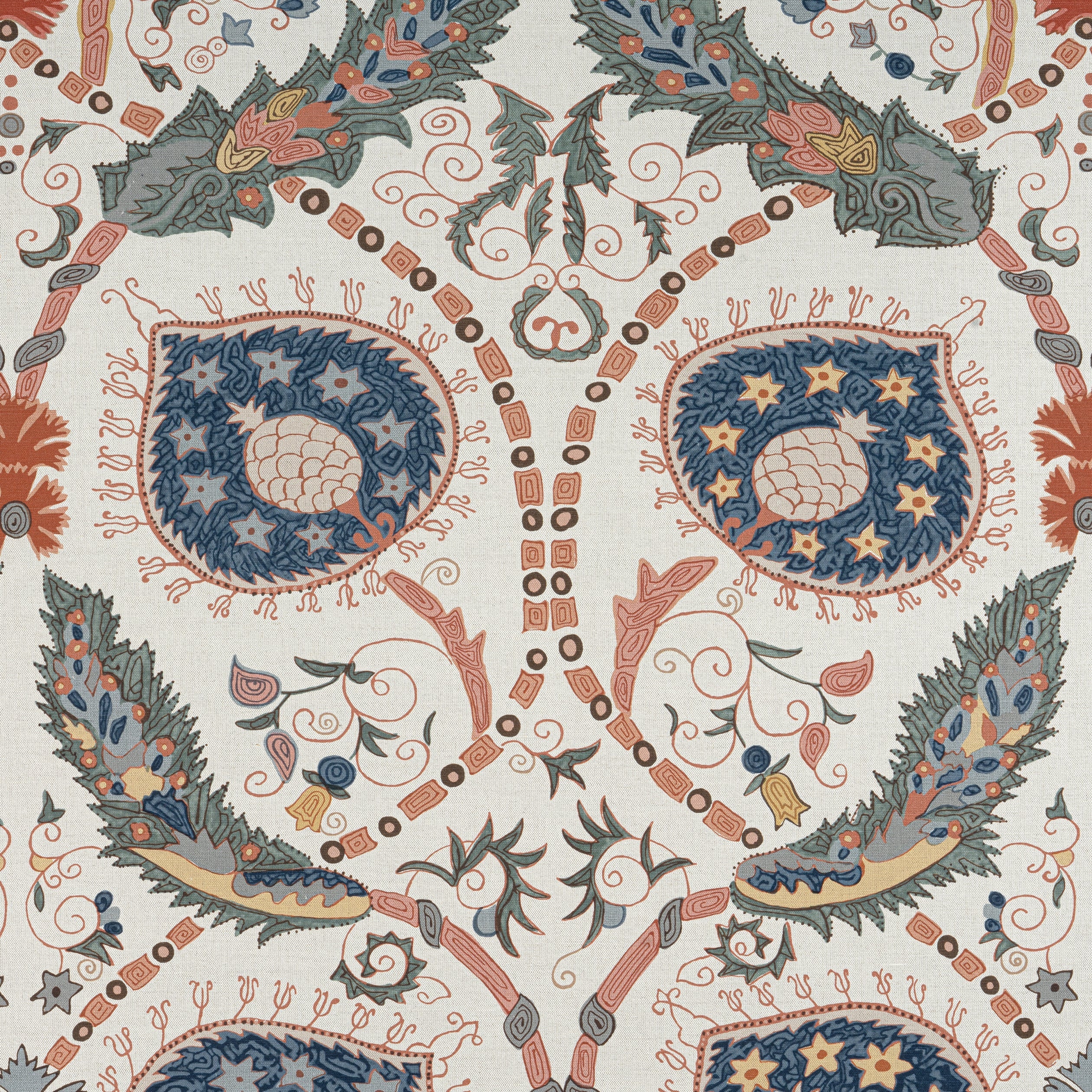 LEWIS - Coral and Blue