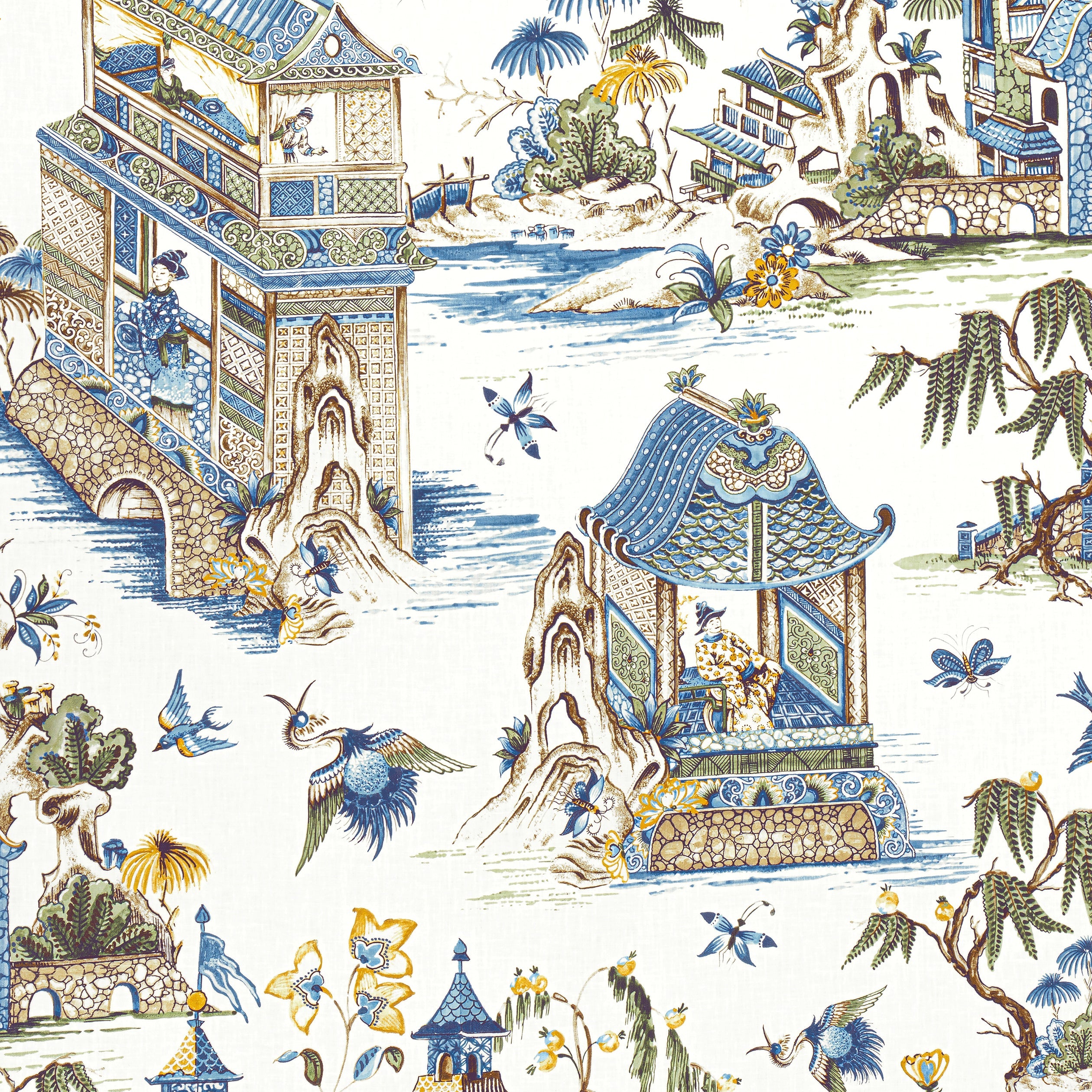 GRAND PALACE - Blue and Green
