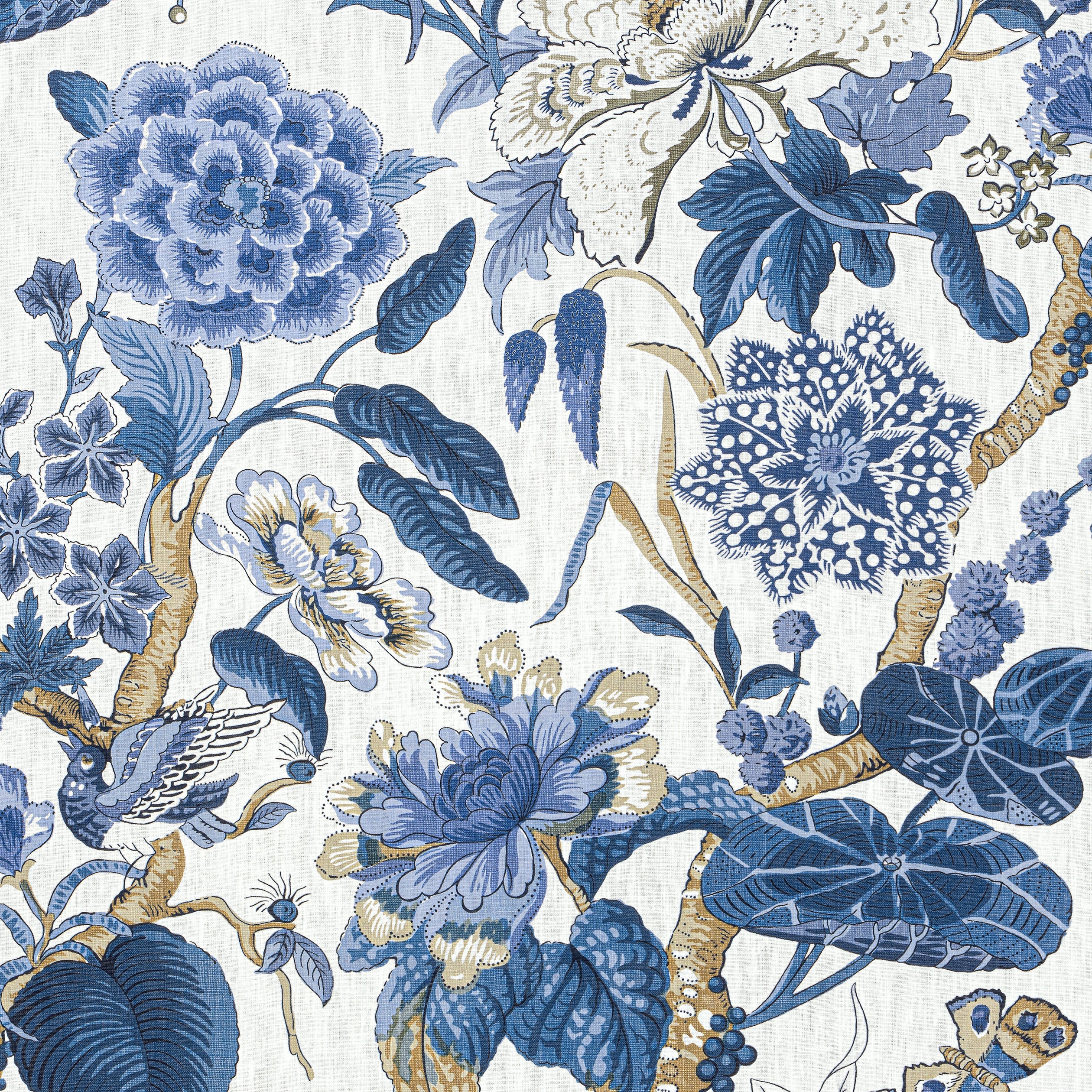 HILL GARDEN - Blue and White