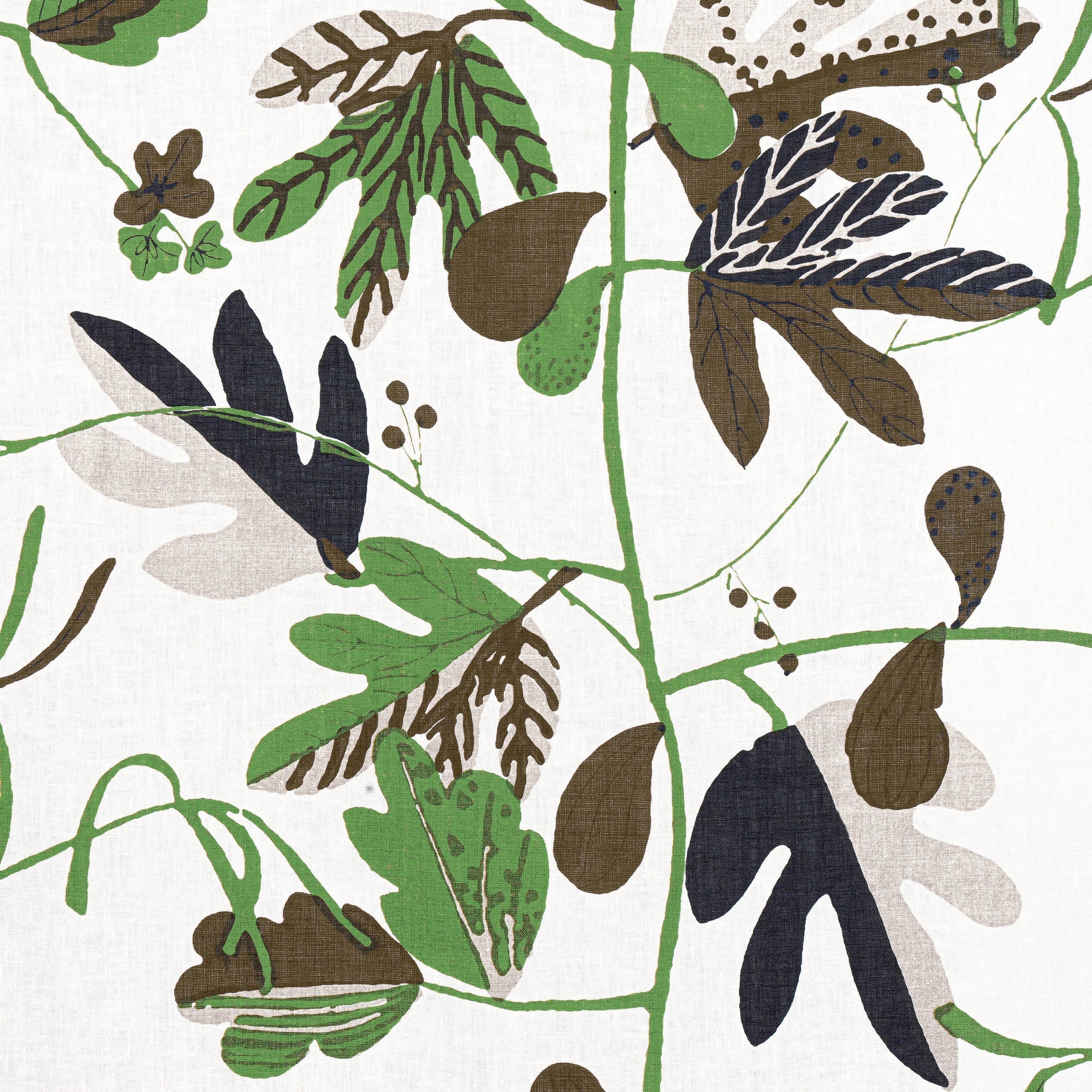 MATISSE LEAF - Black and Green