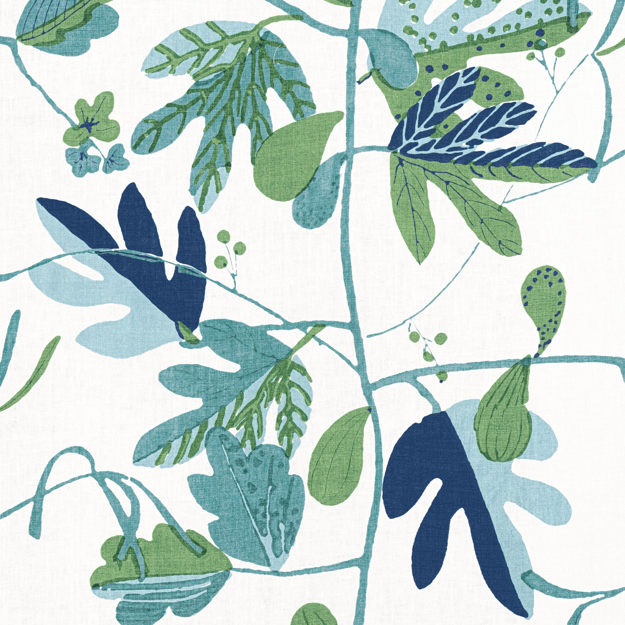 MATISSE LEAF - Green and Blue