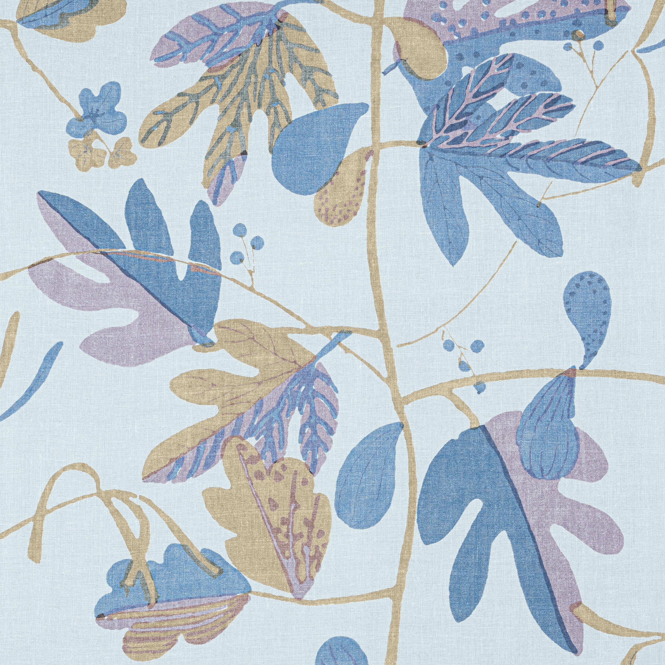 MATISSE LEAF - Lavender and Blue