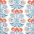 TYBEE TREE - French Blue and Coral