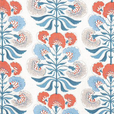 TYBEE TREE - French Blue and Coral