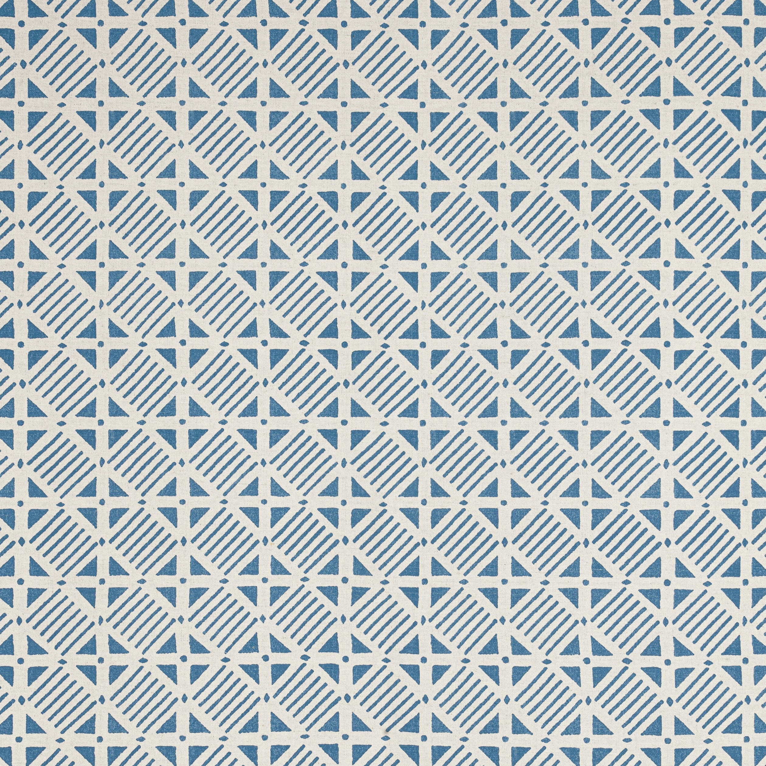 PLAZA - Blue on Natural