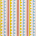 LOMITA STRIPE - Coral and Yellow