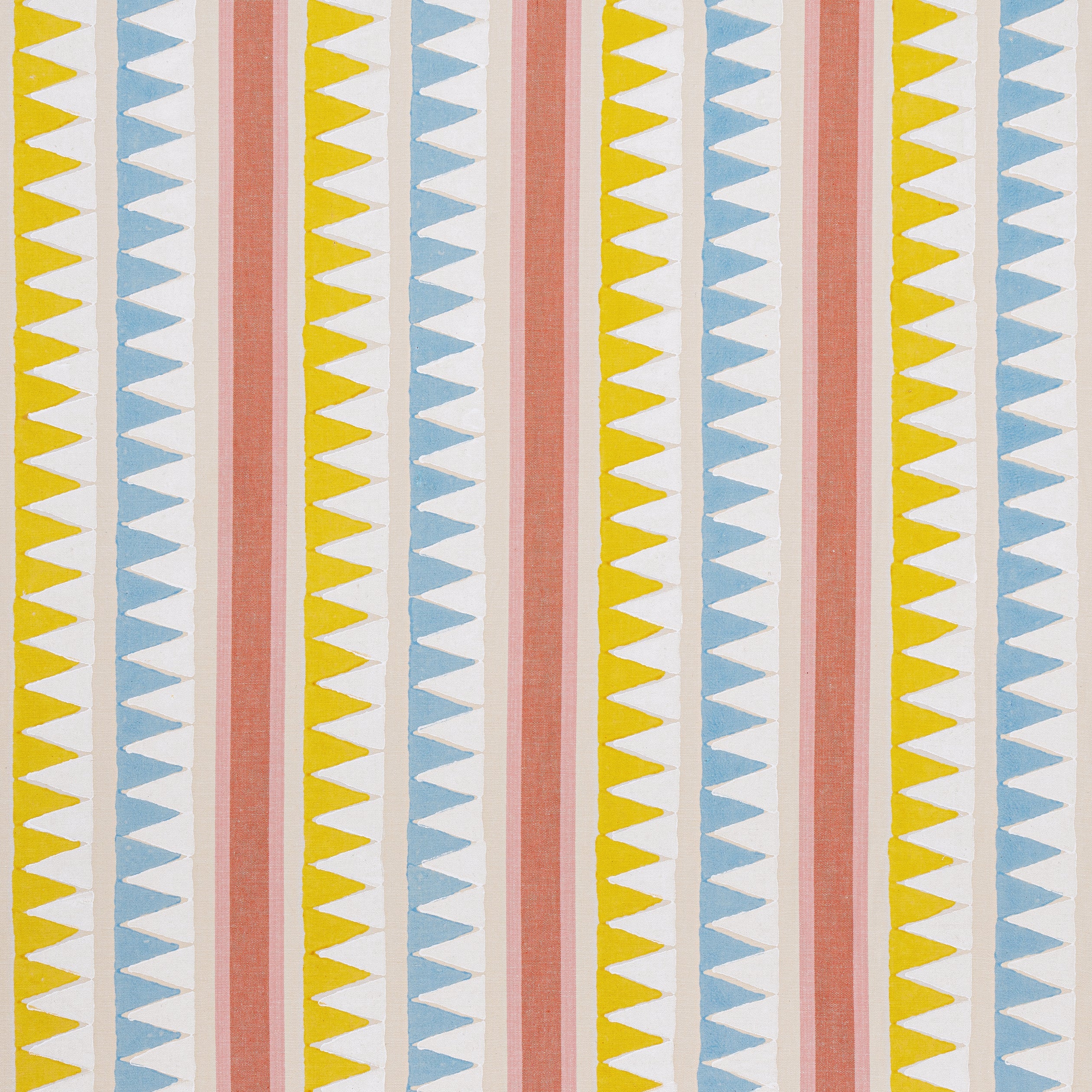 LOMITA STRIPE - Coral and Yellow
