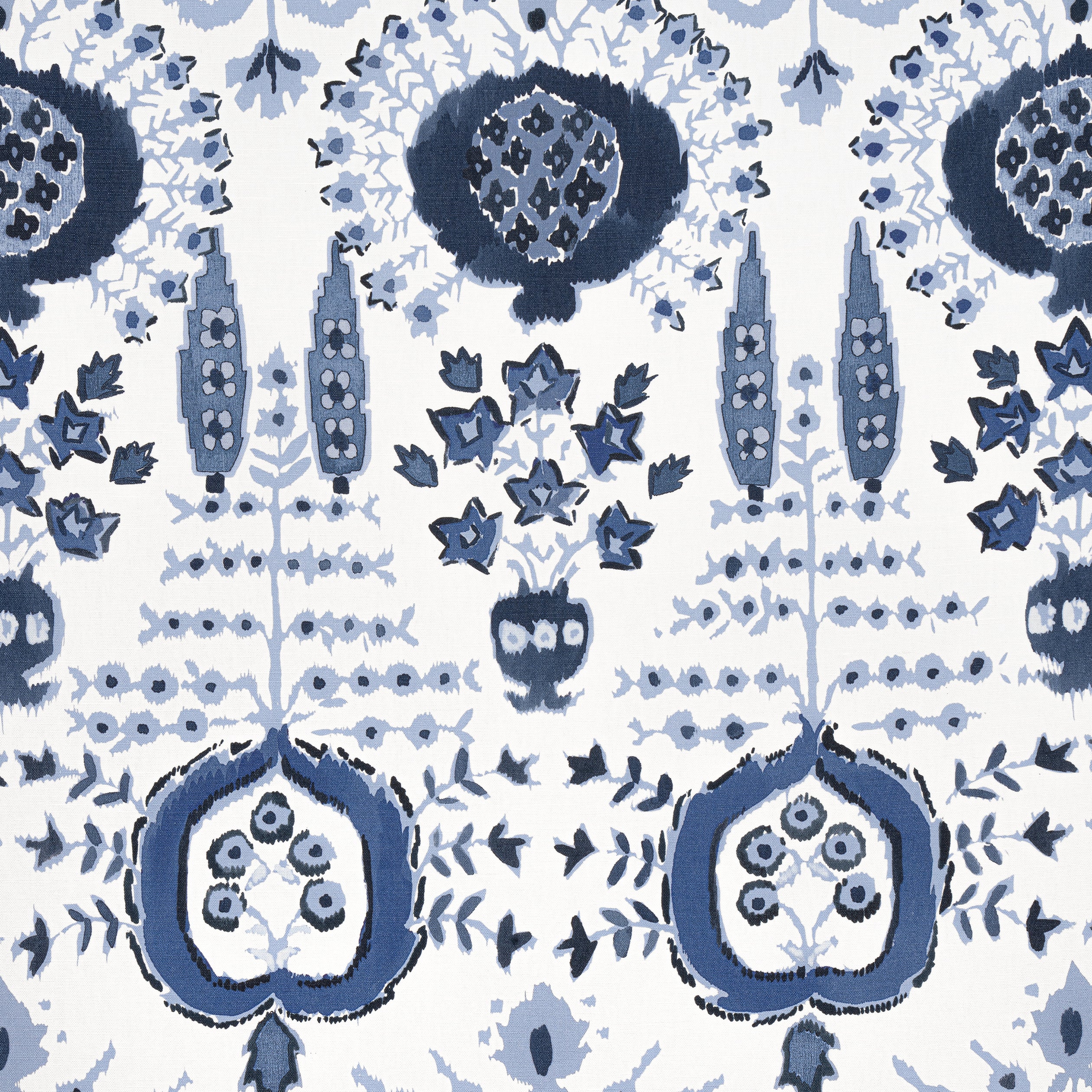 MENDOZA SUZANI - Blue and White