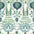 MENDOZA SUZANI - Blue and Green on White