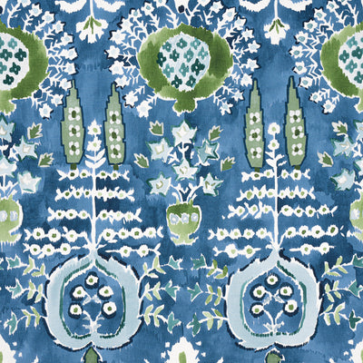 MENDOZA SUZANI - Blue and Green on Navy