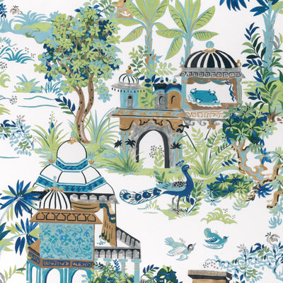 MYSTIC GARDEN - Blue and Green