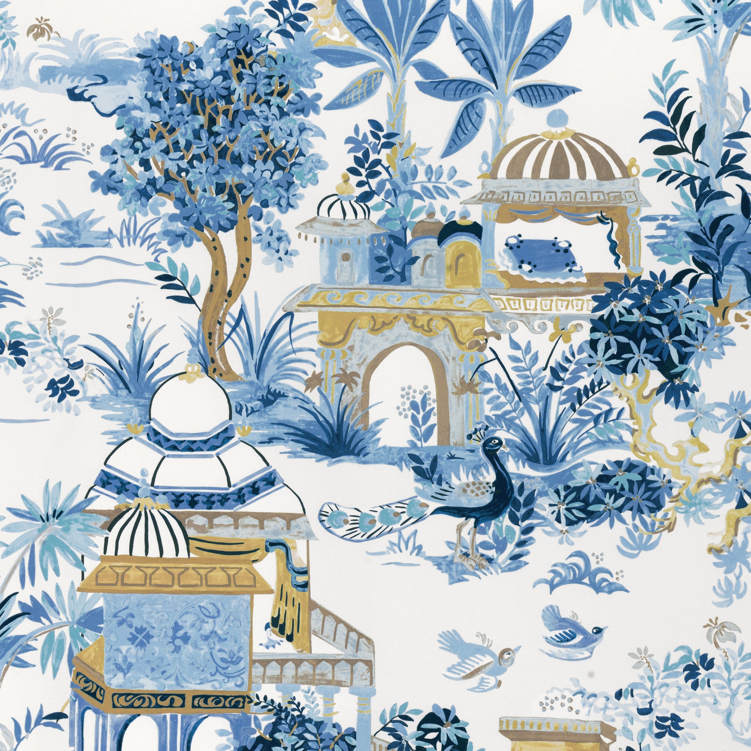 MYSTIC GARDEN - Blue and White