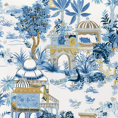 MYSTIC GARDEN - Blue and White