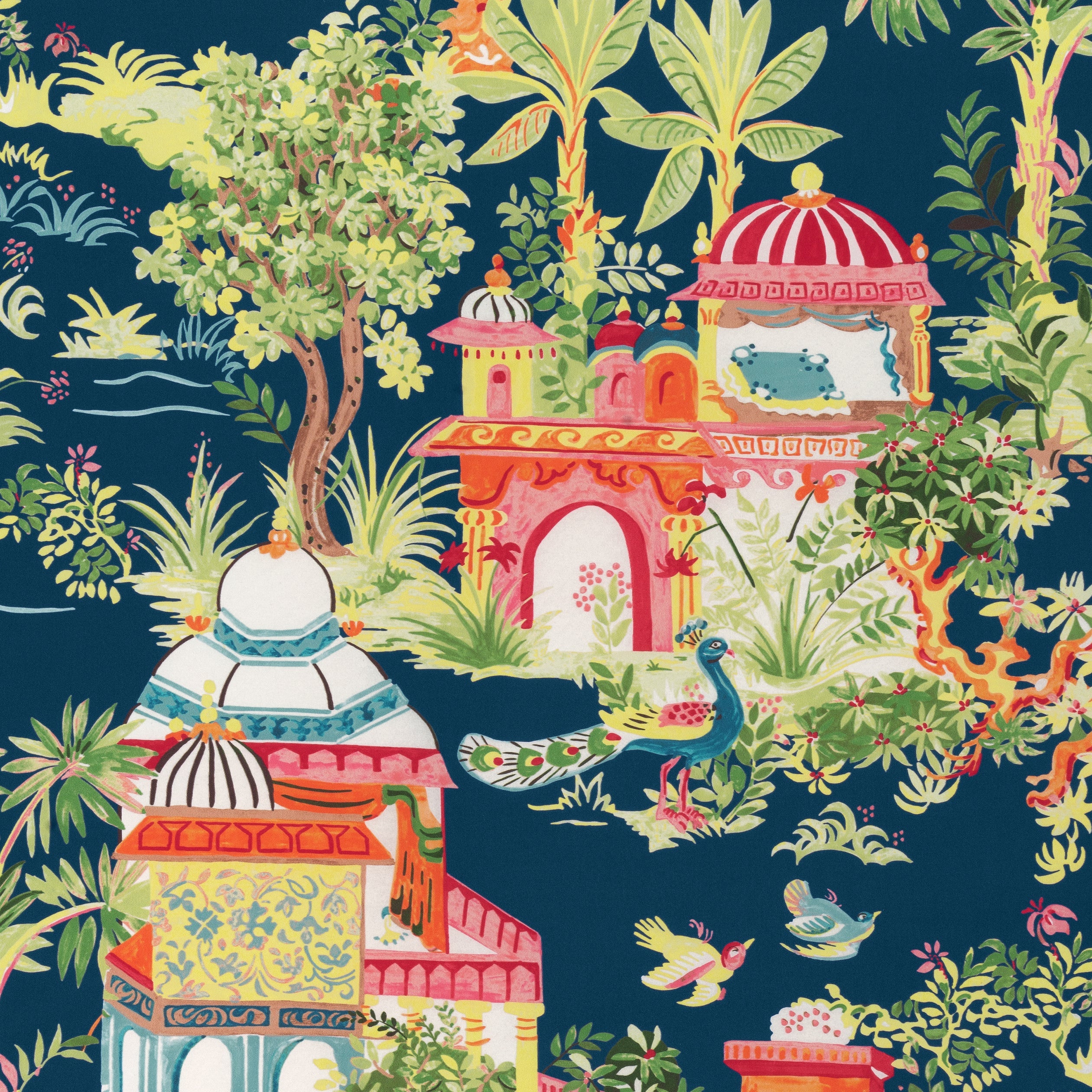 MYSTIC GARDEN - Navy