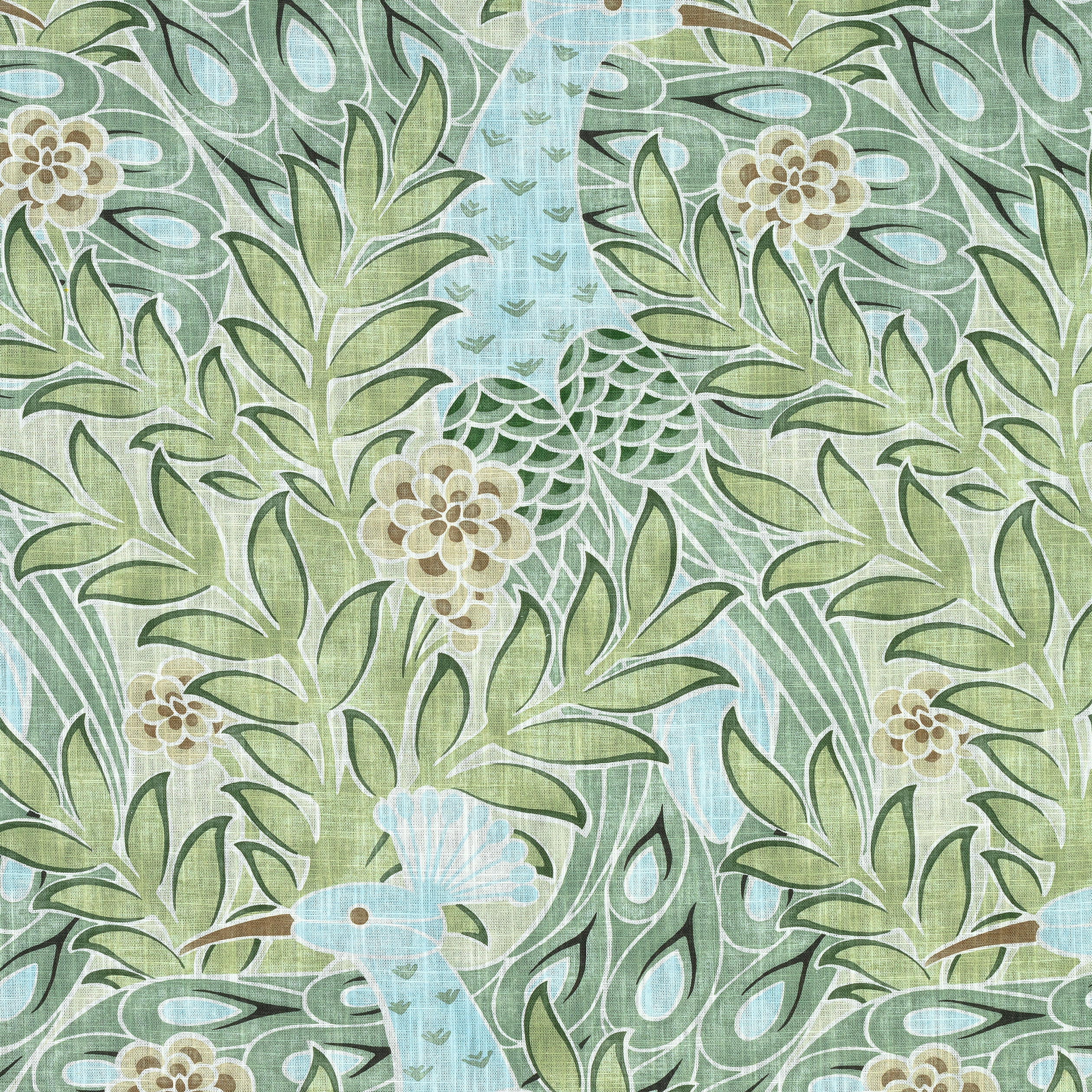 DESMOND - Aqua and Green