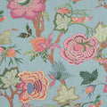 INDIENNE JACOBEAN - Raspberry and Teal