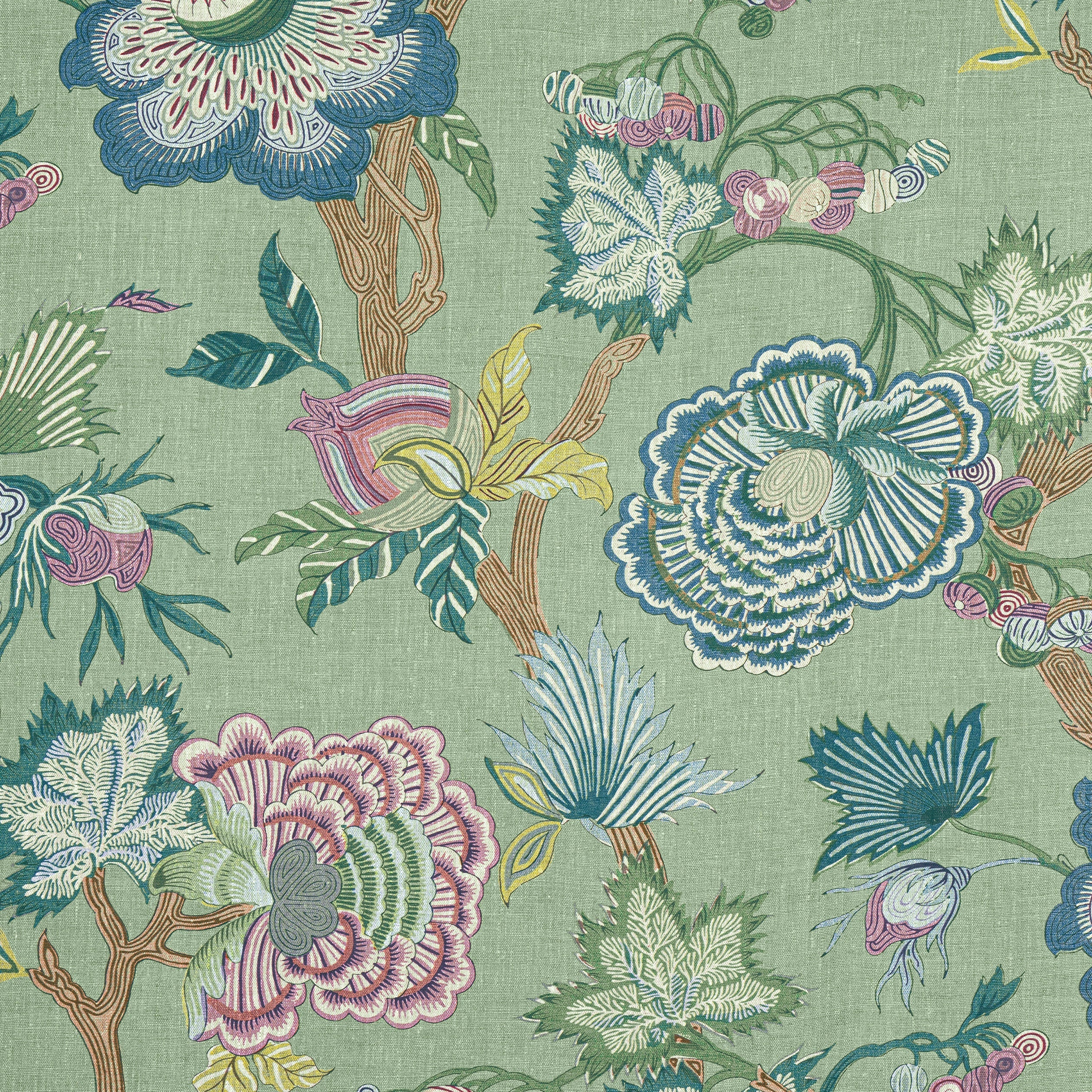 INDIENNE JACOBEAN - Green