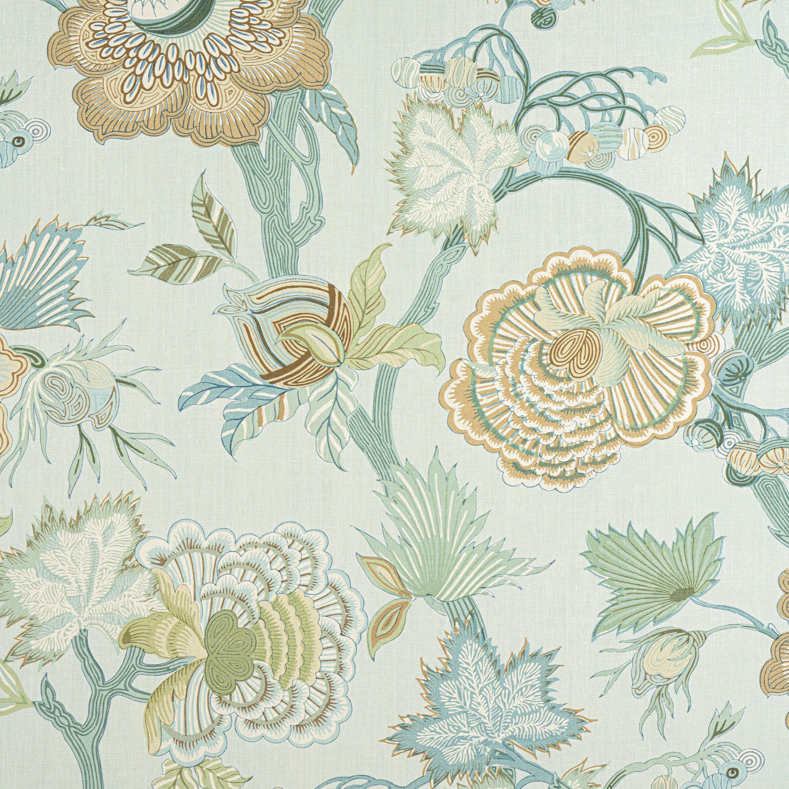 INDIENNE JACOBEAN - Seaglass and Gold