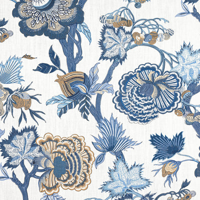INDIENNE JACOBEAN - Blue and White