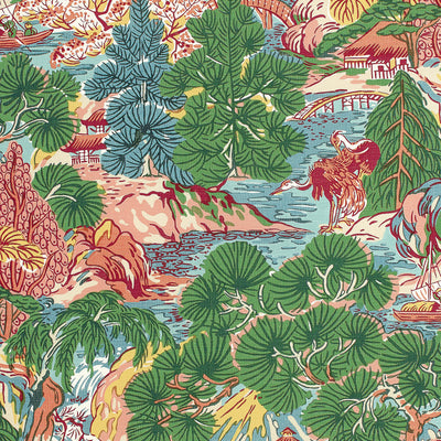 PAGODA TREES - Pink and Green