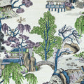 ASIAN SCENIC - Purple and Blue