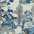 ASIAN SCENIC - Blue and Beige
