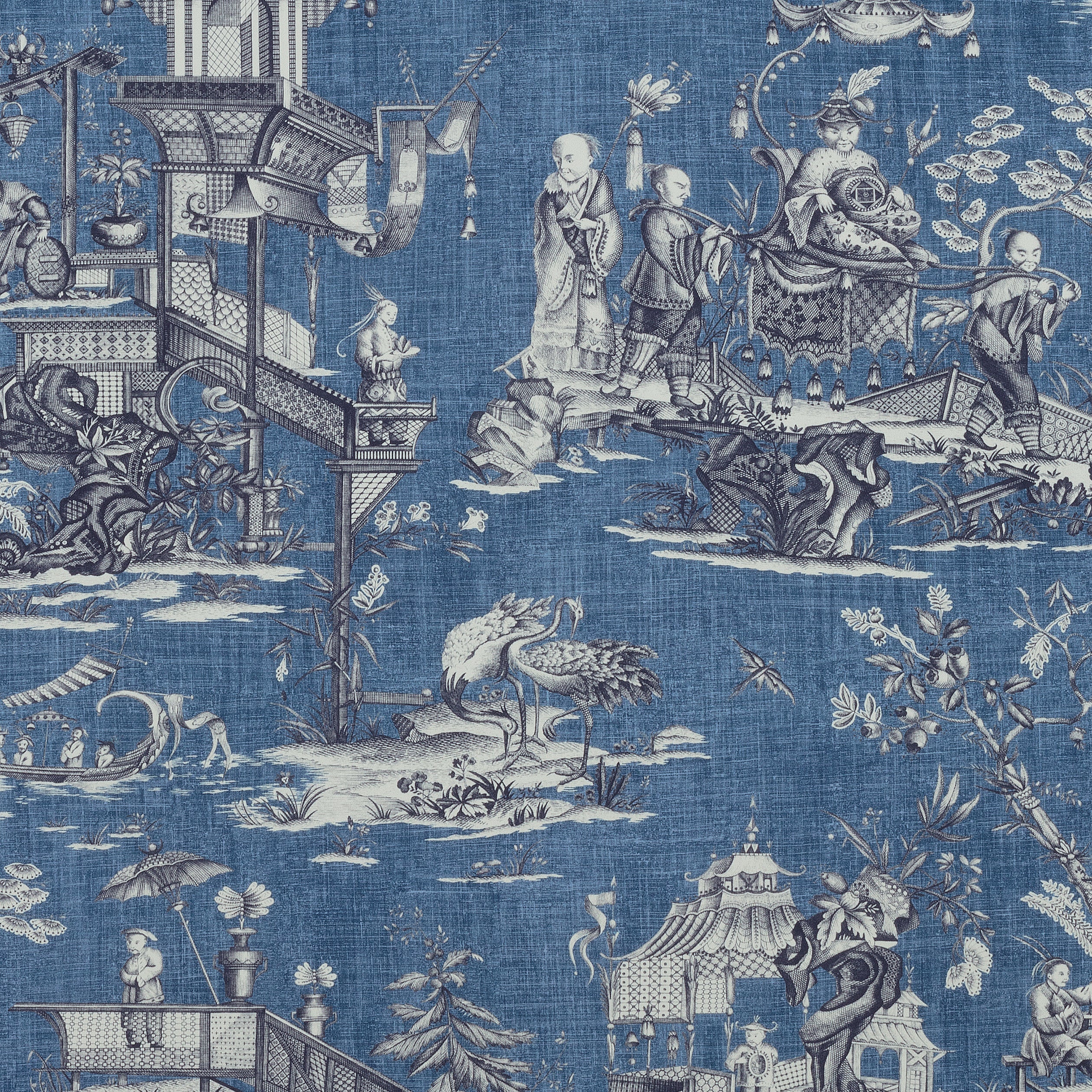 CHENG TOILE - Navy
