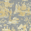 CHENG TOILE - Yellow and Grey