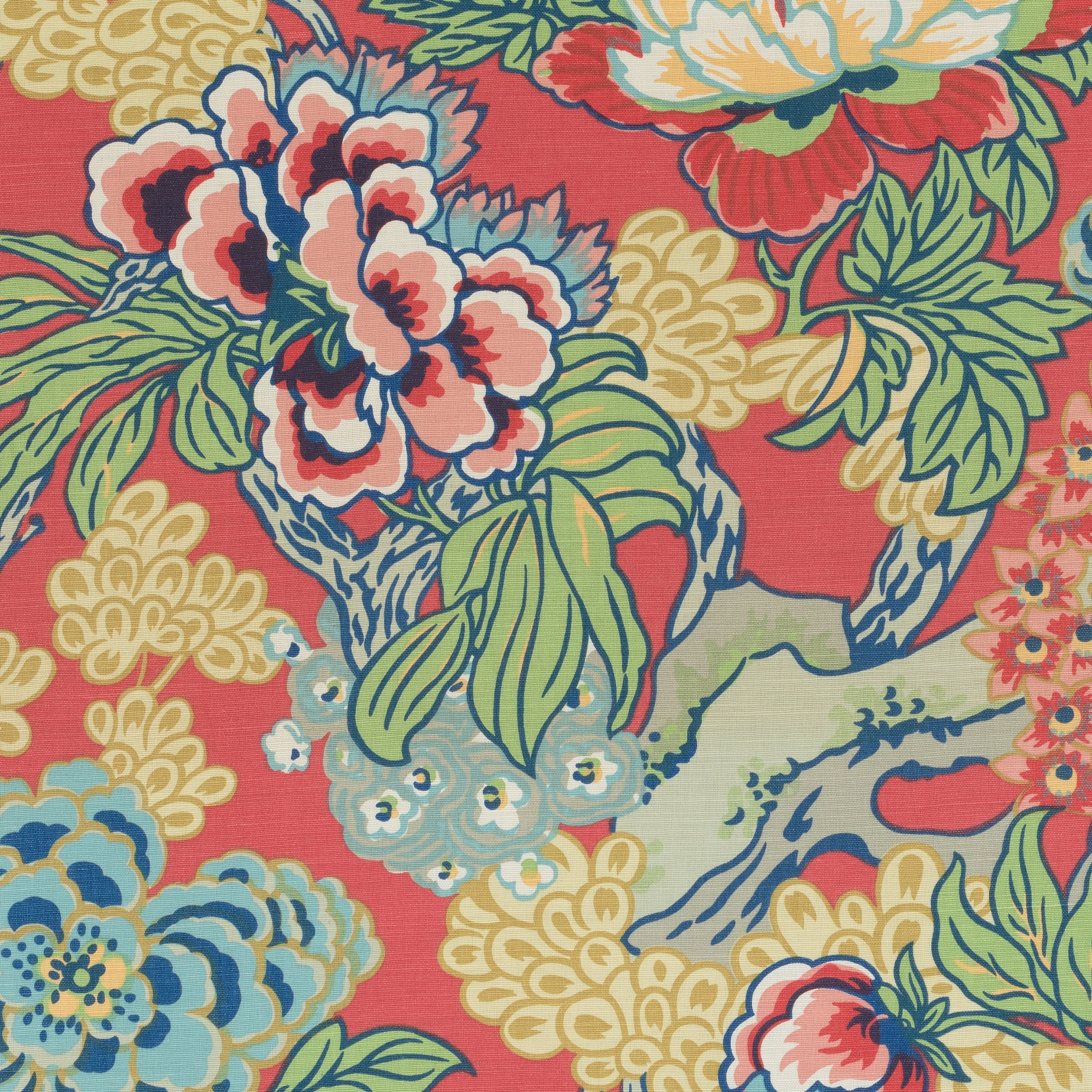 HONSHU - Coral and Green