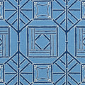 SHOJI PANEL - Blue and Navy