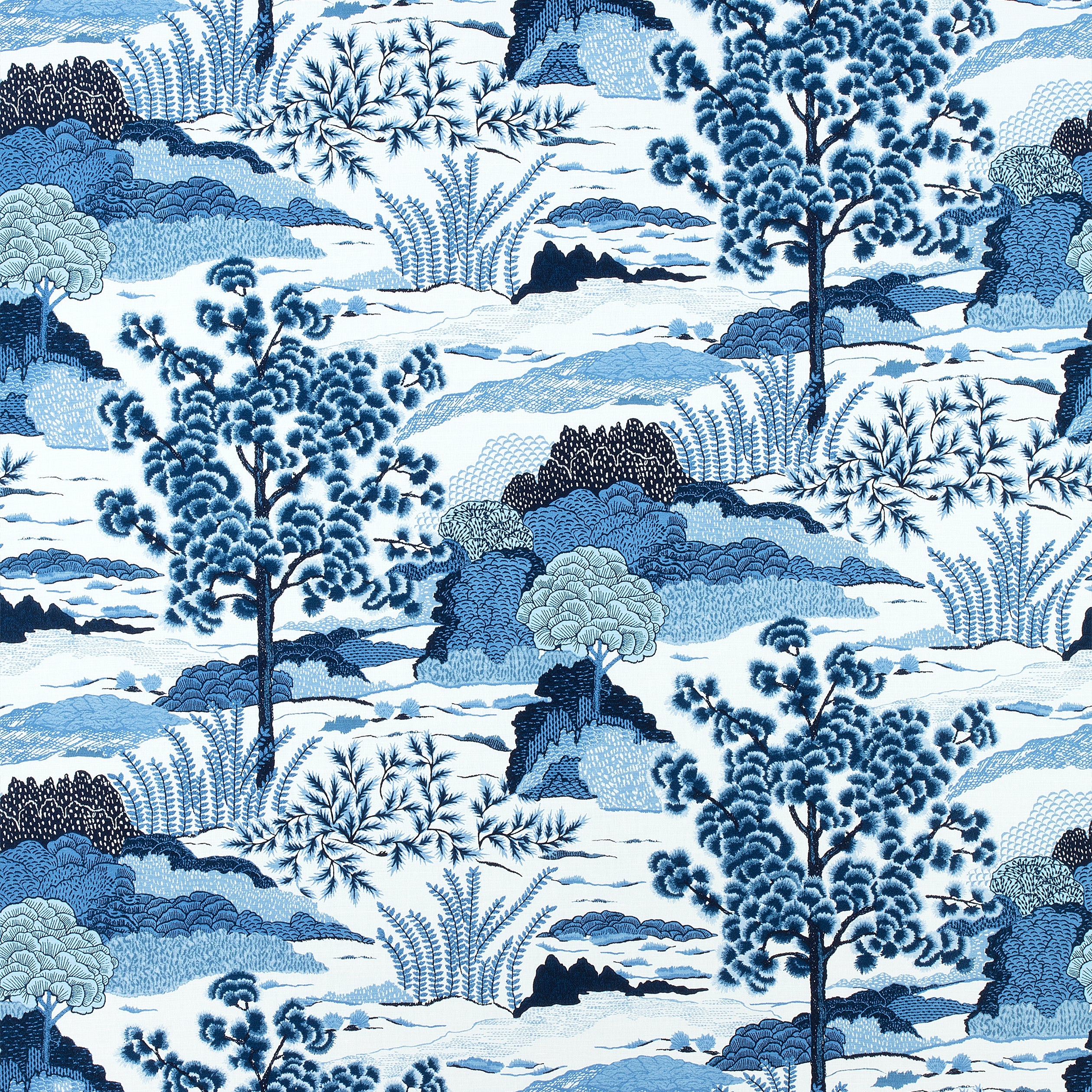 DAINTREE - Blue on White