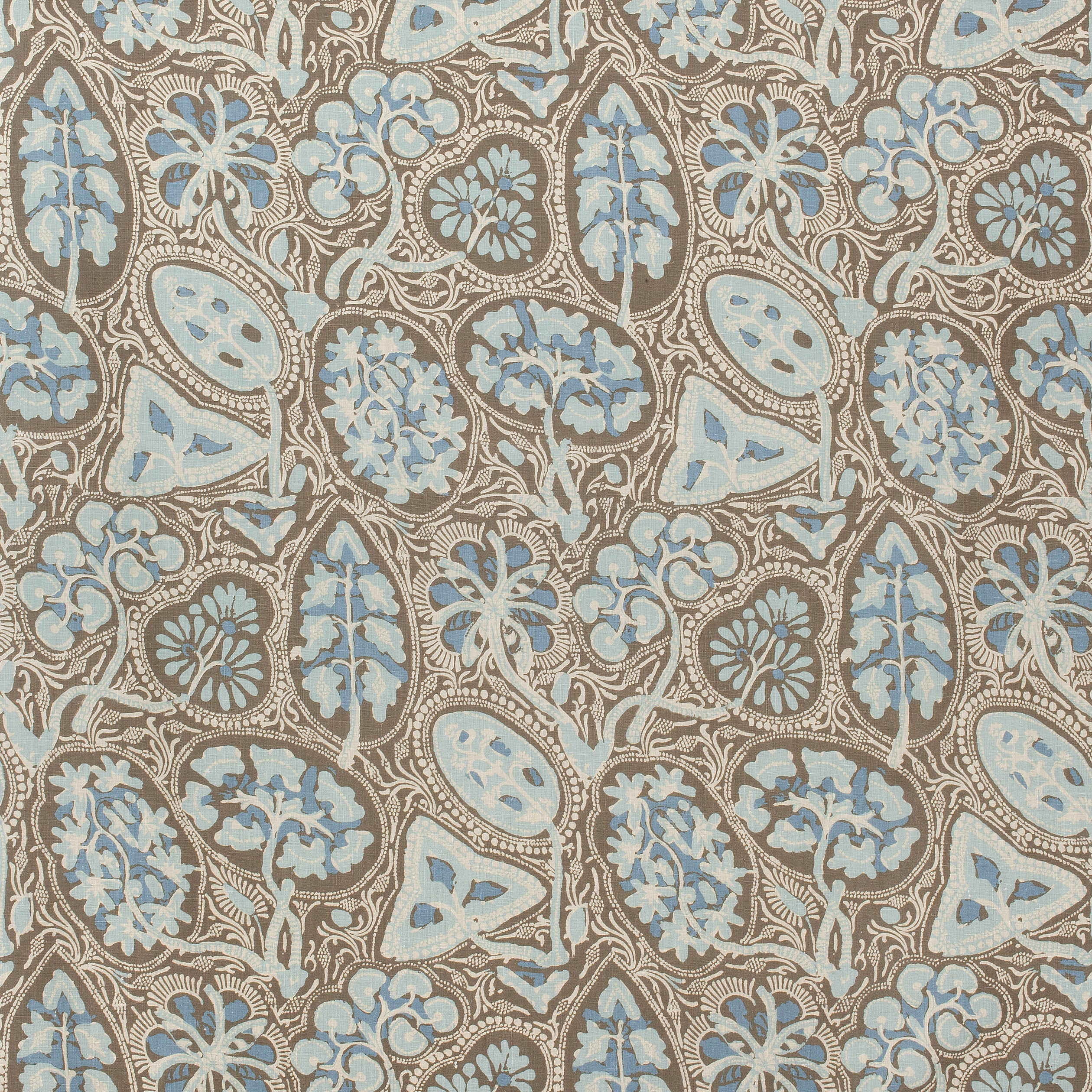COCHIN - Aqua and Brown