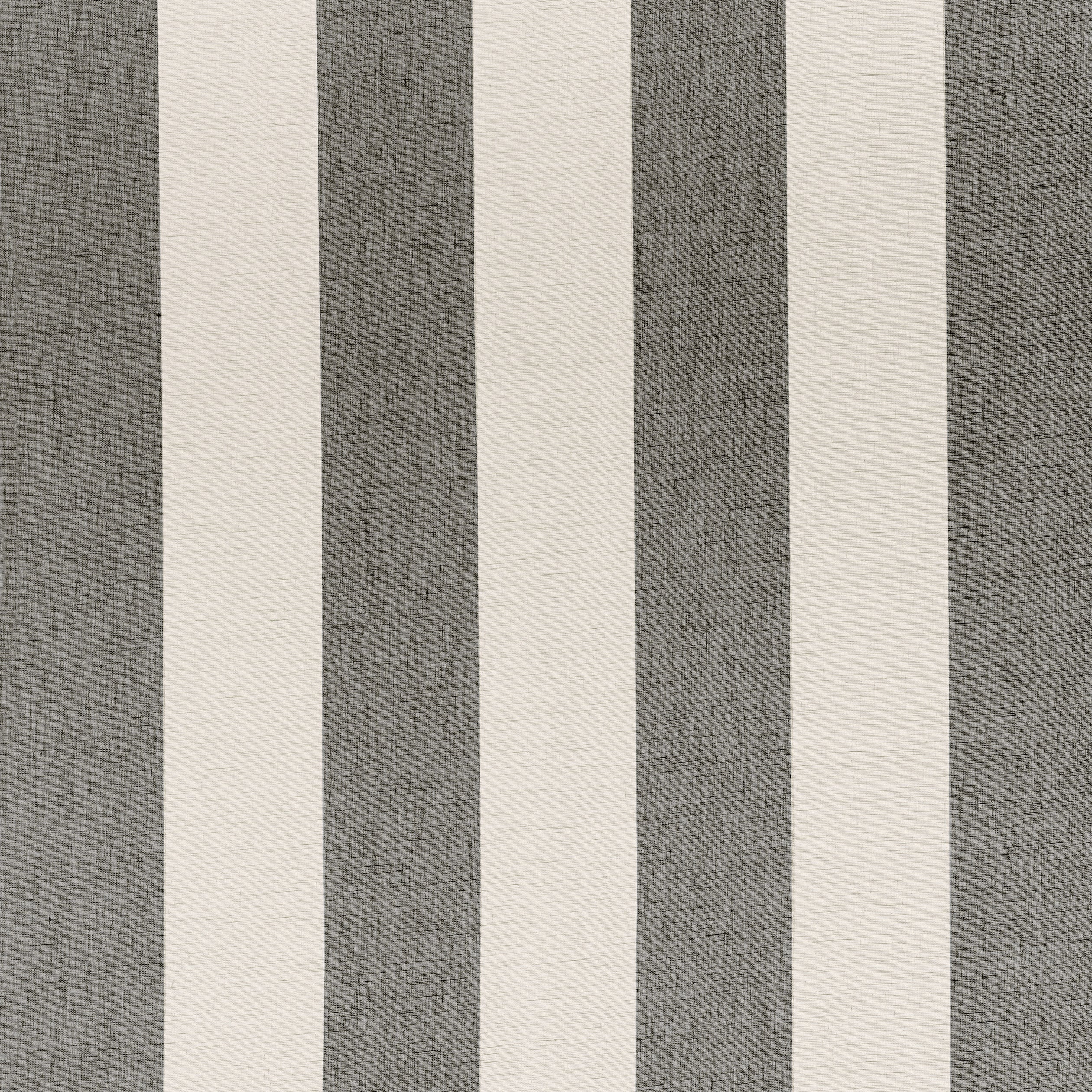 NEWPORT STRIPE - Black and Linen
