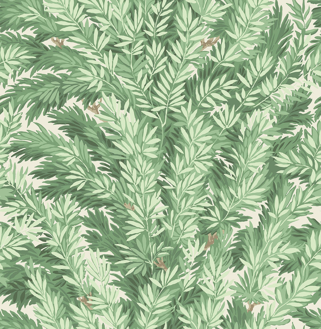 Florencecourt Leaf Green on Parchment