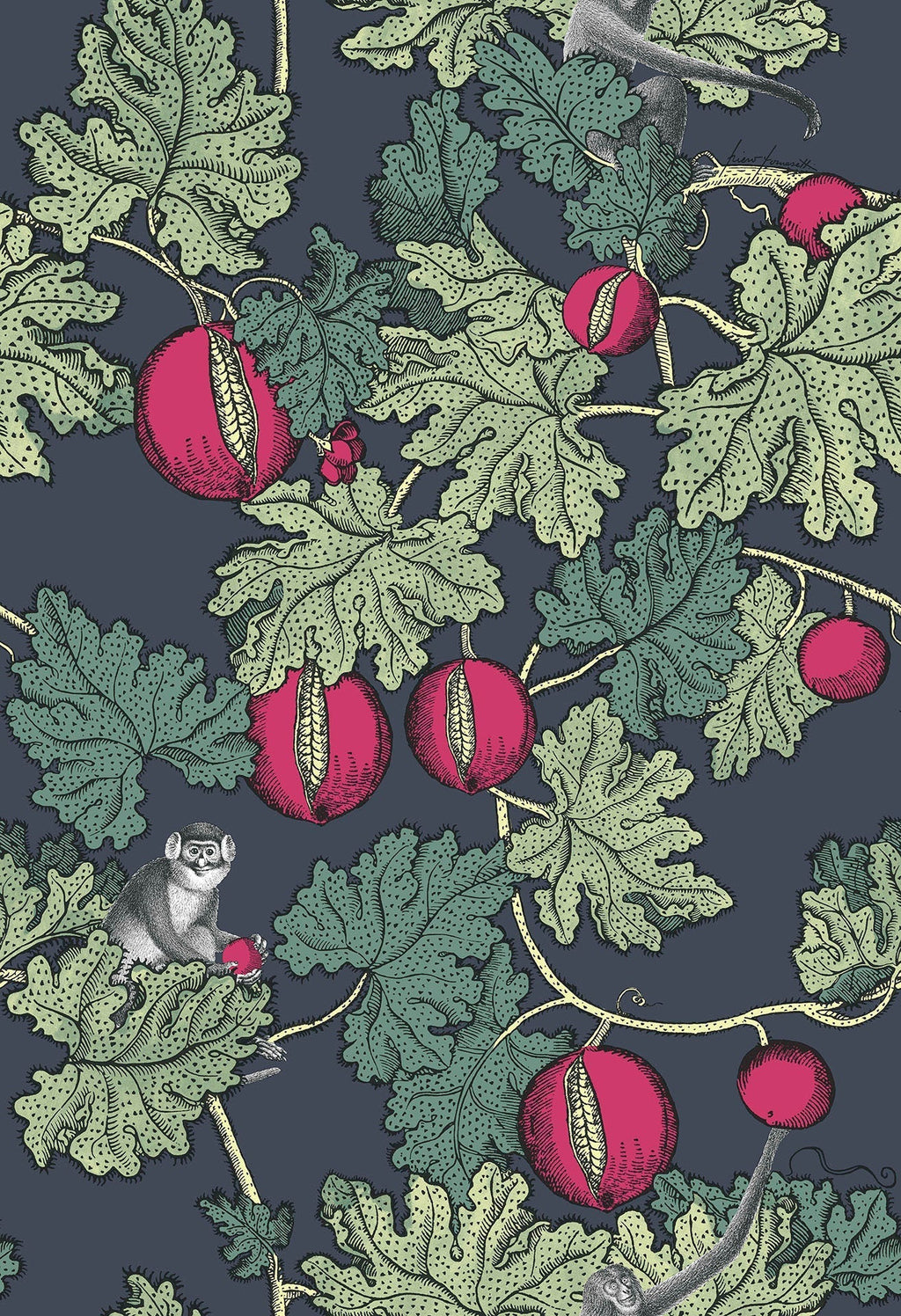 Frutto Proibito Sage & Magenta on Ink