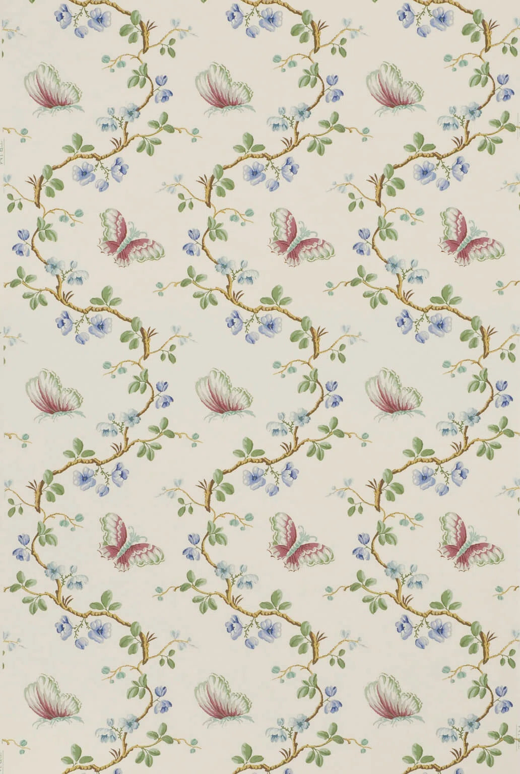 Wallpaper papillons Beige - Dessins Signatures