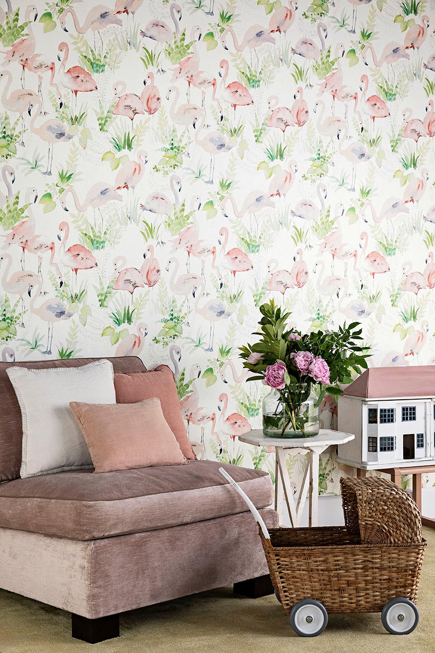 Les flamants roses Rose - Dessine Moi Un Mur !