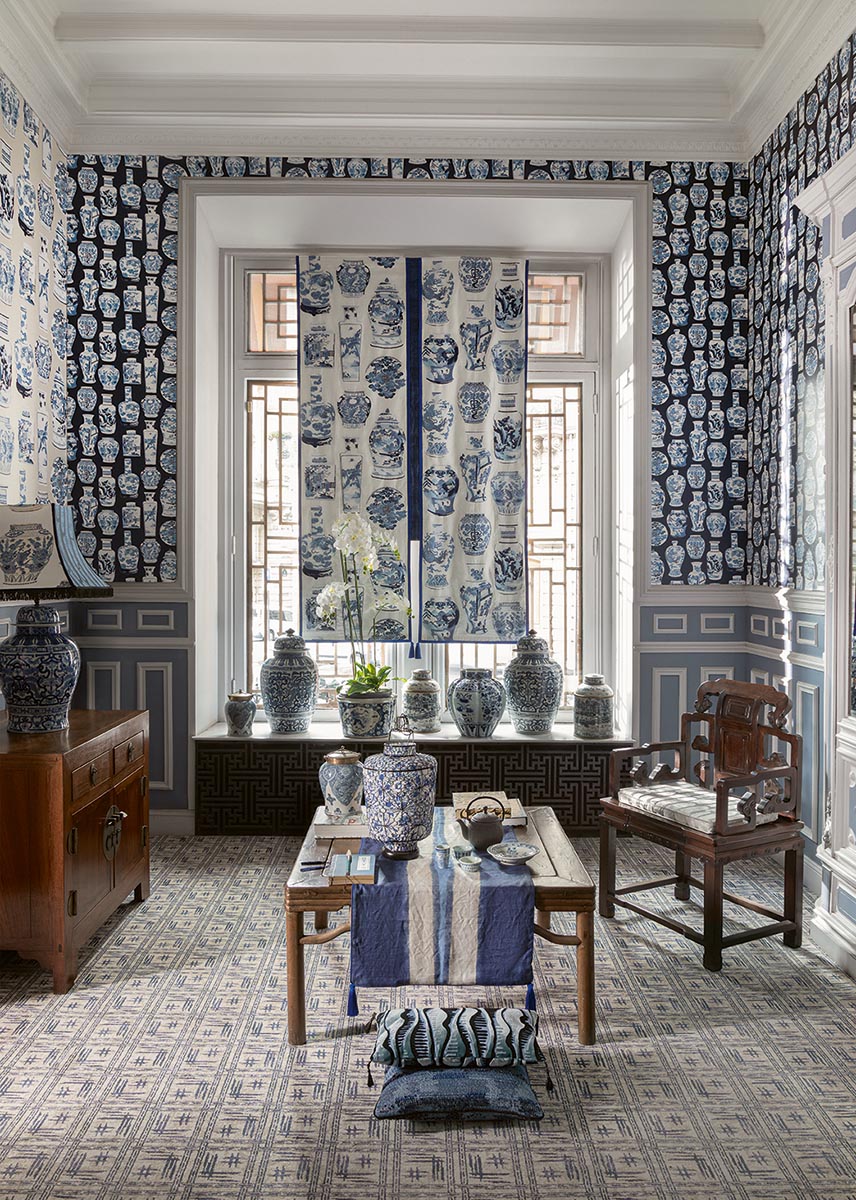 Qinghua petit Indigo - Soleil Levant