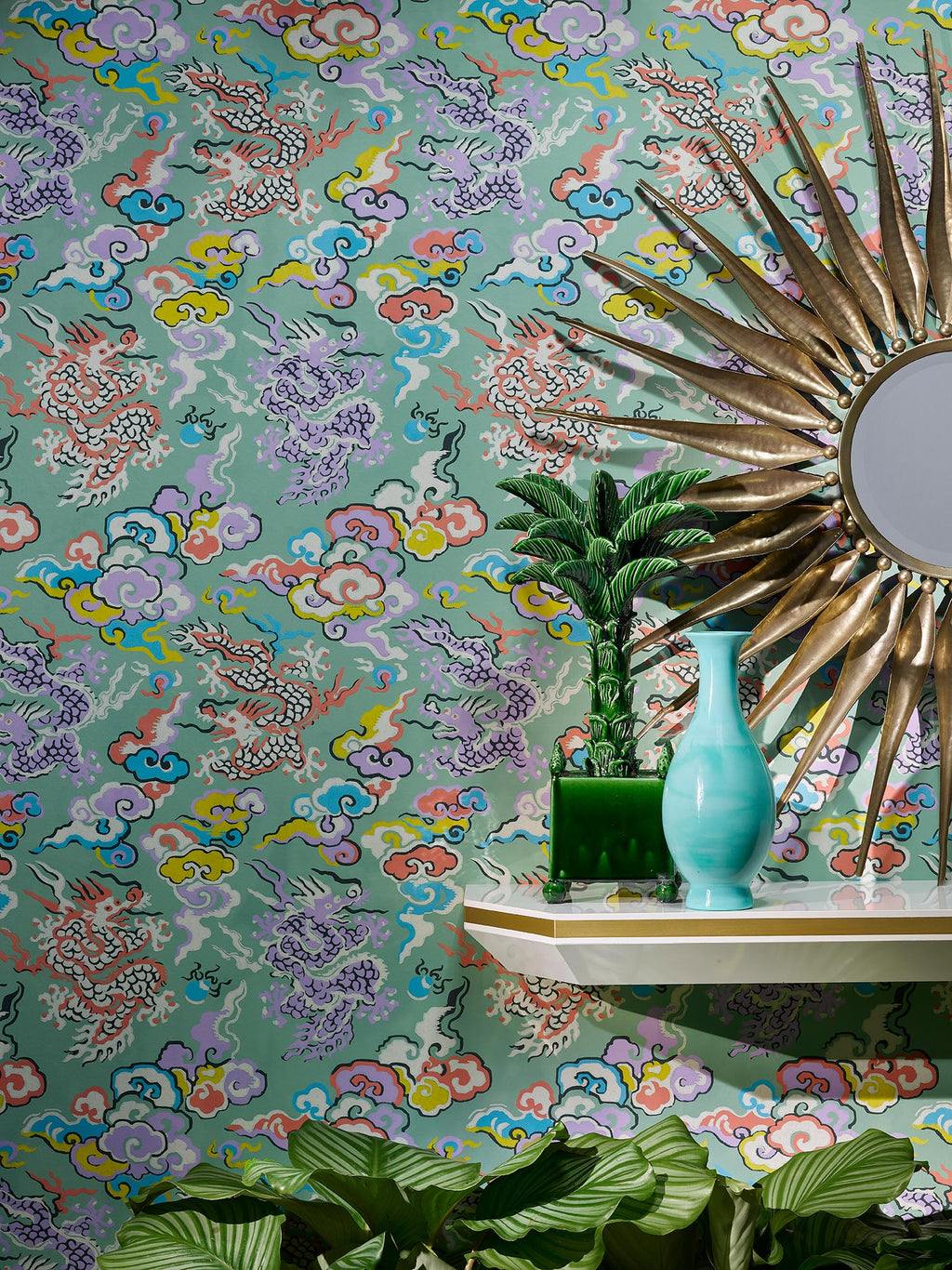 Dragons de feu Celadon - Collection Veranda