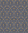 Hicks' Hexagon Soot & Metallic Bronze on Slate Grey