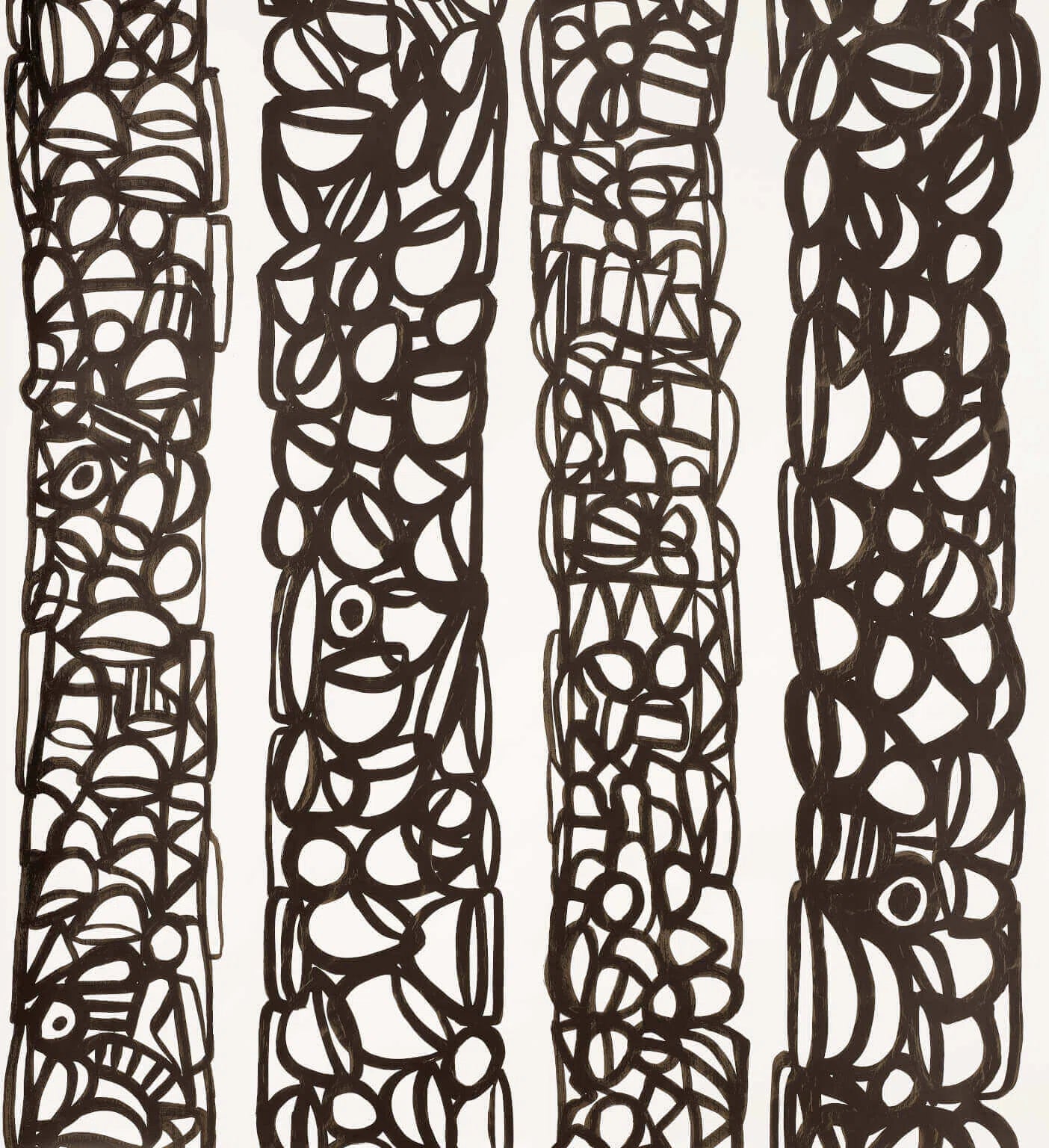 Vases masqués Blanc - Les Dessins 4